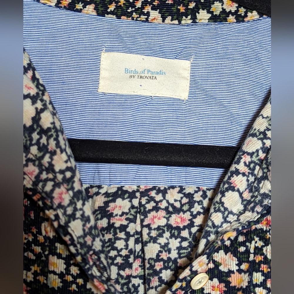 Birds of Paradise by Trovata Floral Corduroy Top - Picture 4 of 7